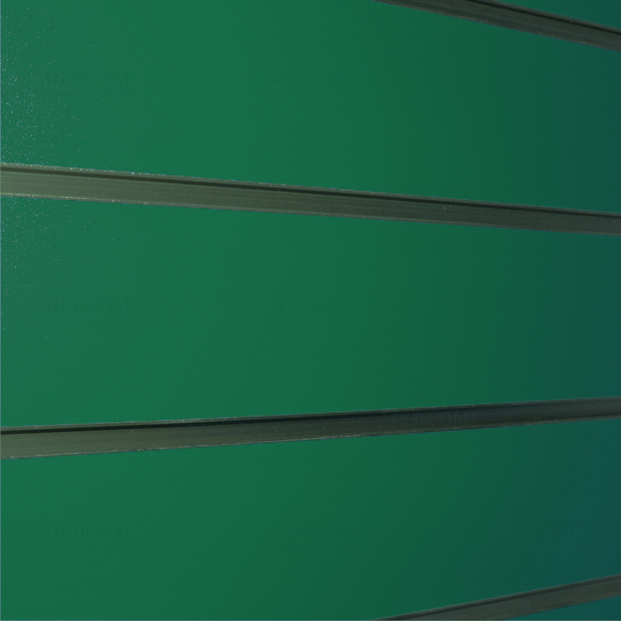 Drážkové panely ekonomické bez úpravy - Drážkový panel ekonomický, zelený Š122xV244cm 